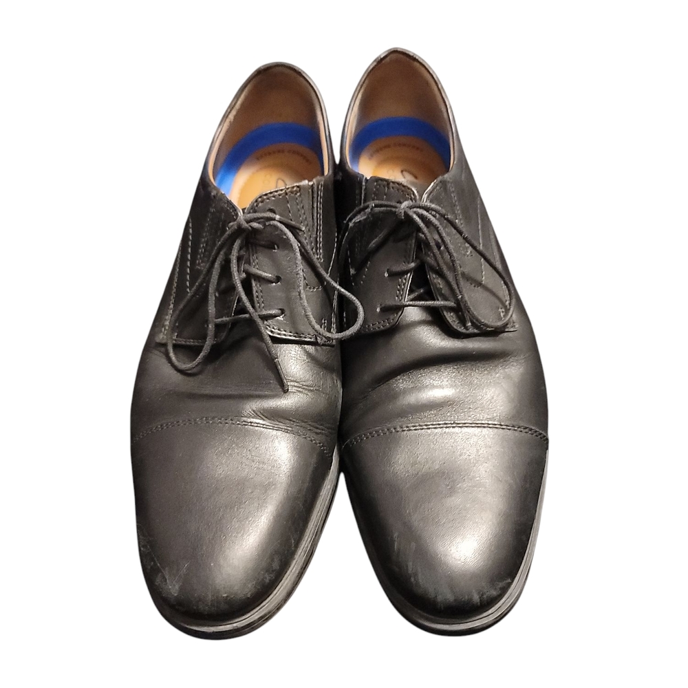 Classic Black Leather Men's Dress Shoes